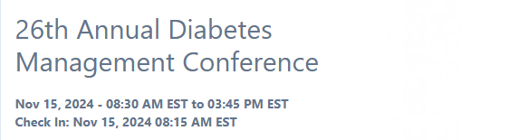 26th Annual Diabetes Management Conference